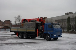 Multifunctional Truck with Hydraulic Crane MKMA on KAMAZ 65117 64K36N-U2