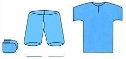 Disposable Non-Sterile Medical Patient Clothing Set ZMT 9398.007.02 V
