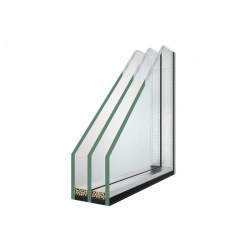 Double Chamber Glazed Unit for Standard PVC Windows 4M1-10-4M1-10-4M1