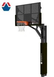Basketball Pole for Concrete Installation with Metal Shield, 1200mm Extension Model OS-11093