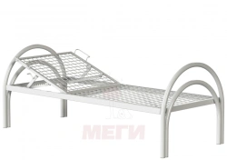 Hospital Bed with Headrest, Metal Backs, Steel Mesh Base - Model KФ0-01-«МСК» (МСК-132)