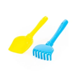 Versatile Gardening Tool Set with Spatula No. 5 and Rake No. 5, Code 4710