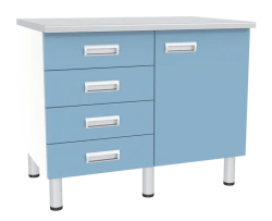 Laboratory Workbench with Two Cabinets SL-03-MSK (SL-03-113)