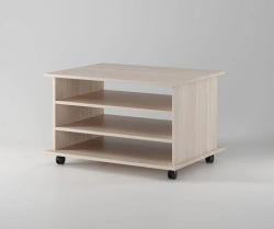 Coffee Table with Shelves and Movable Side Supports SЖ 98.2