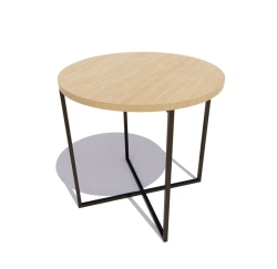 Pizza Table with Steel Frame and Wooden Top, Art. 07107
