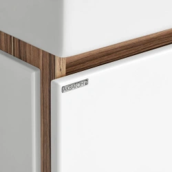 Aquaton Eclipse M Left Hanging Vanity Cabinet Light Ebony 1A172801EK49L1