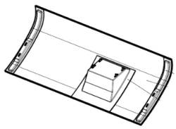 Right False Board with Mechanism 71-412-04.10.21.300