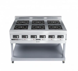 Six-burner Induction Stove KIP-69P-3.5 for Catering Facilities
