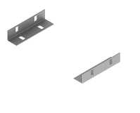 Mechanical and Electrical Connector SLN/1, Dimensions 100x25 mm, Thickness 1.5 mm, Hot-Dip Galvanized
