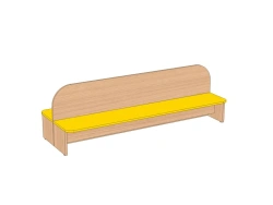 Children's Double-Sided Bench with Backrest 1104*520*456 mm SK-4.2
