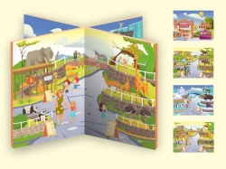 4-in-1 Role-Playing Game Panel for Zoo Adventures