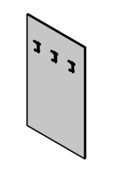 Wooden Hanger Panel for Bedroom - Contemp, Bolero, Elsa, Carmen, Milana, Fandango, Twist