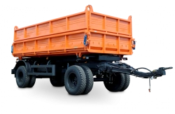 Dump Trailer NEFAZ-8560 with Axle Assemblies from PAO "NEFAZ