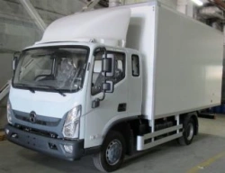 Two-Axle Cargo Truck for Versatile Freight Transport with High Sides and Tent" Valdai C4DR53 Diesel EURO-3