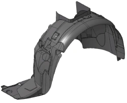 Left Front Wing Shield for Vehicles, Model 9680450181