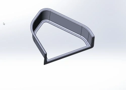 Polyester Glass Fiber Step Cladding for Vehicles 5299-401-5102012