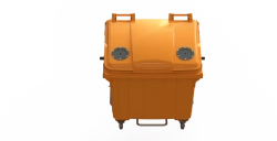 Mobile waste bin 1100 l Art.29.C19.V (20.807.1.30.PE; 21.056.30.PE.V)