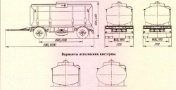 Oval Tank Trailer UST 94653J for Fuel Transportation
