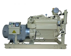 Marine Diesel Generator DГ150-1А-400 for River Registry Compliance