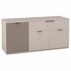 SOHO Modular Furniture KB2-03.DS/DV 3-Door Chest of Drawers (Mokko)