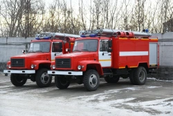 Fire Tanker Vehicle AC-(1.0-3.0)-40, Model 58811F, GAZ-33086 Chassis
