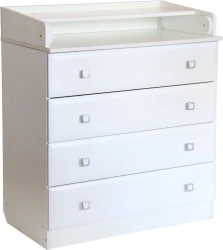 Polini Kids Simple 1580 Chest of Drawers - White