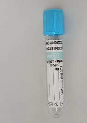 VACUUM Blood Collection Tube BERIMED Sodium Citrate 0.9ml 13x75mm