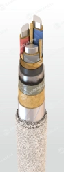 Power Cable with Aluminum Conductors and Paper Insulation, 6/10 kV, Model ЦААБ2л
