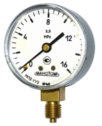Vacuum Manometer MVP2-U -100...150 kPa 2.5 60MM IP40 M12x1.5