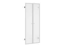 Low Glass Doors in Aluminum Frame - EDV411