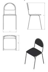 Comfortable Seating Chair Form - STU.F Series