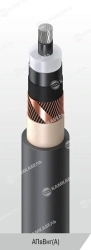 Power Cable with Aluminum Conductor, XLPE Insulation, 64/110 and 127/220 kV, APvVng(A)