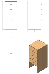 Reader's Form Storage Cabinet (ShCF Series)