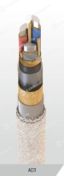Power Cable with Aluminum Conductors and Paper Insulation, 6/10kV