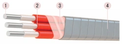 Submersible Pump Cable with Thermally Resistant Aluminum Alloy Conductor